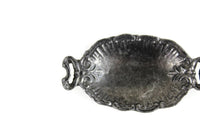 Vintage 1:12 Miniature Dollhouse Silver Serving Tray