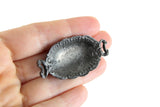 Vintage 1:12 Miniature Dollhouse Silver Serving Tray