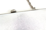 Vintage Silver Metallic Evening Bag Purse