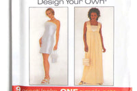 New Vintage Simplicity 9 Looks with 1 Design Design Your Own Dress Sewing Pattern