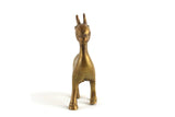 Small Vintage Brass Stag Deer Figurine