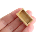 Vintage 1:12 Miniature Dollhouse Wooden Cabinet with Seashell Collection