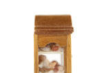 Vintage 1:12 Miniature Dollhouse Wooden Cabinet with Seashell Collection