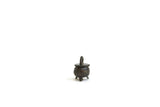 Vintage Small Scale Miniature Dollhouse Black Cauldron Cooking Pot