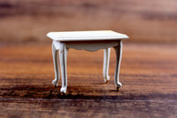 Vintage 1:12 Miniature Dollhouse Wooden End Table, Side Table or Accent Table