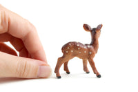 Vintage Plastic Fawn Deer Figurine