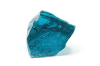 Vintage Teal Blue Glass Cullet Rock Chunk (13.8 Ounce)