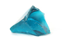 Vintage Teal Blue Glass Cullet Rock Chunk (13.8 Ounce)