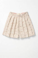 New Anthropologie Beige Lace "Tineke Rose Shorts" by Lauren Moffatt, Size 6, Originally $158