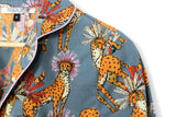 New Cheetah Print Long Sleeve Top & Matching Pant Pajamas by Their Nibs, Size S