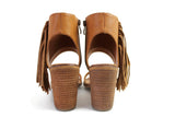 Nude Fringed "Vermont Sandal" by Very Volatile, Size 9, Originally $68