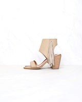 Nude Fringed "Vermont Sandal" by Very Volatile, Size 9, Originally $68