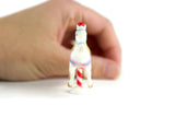 Vintage 1:12 Miniature Dollhouse White Carousel Horse Toy Figurine