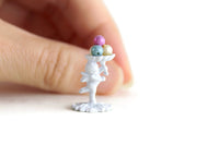 Vintage 1:12 Miniature Dollhouse White Cherub Candy Dish or Soap Dish
