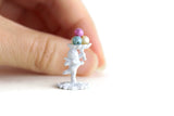 Vintage 1:12 Miniature Dollhouse White Cherub Candy Dish or Soap Dish