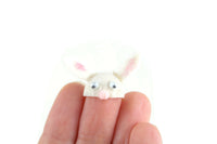 Artisan-Made Vintage 1:12 Miniature Dollhouse Child's Rabbit Ear Hat
