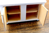 Vintage 1:12 Miniature Dollhouse Console Table, Cabinet or Sideboard