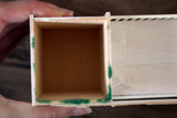 Vintage 1:12 Miniature Dollhouse White Baby Crib with Attached Tables