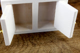 Vintage 1:12 Miniature Dollhouse White Wooden Wall Cabinet