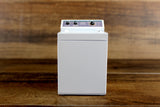 Vintage 1:12 Miniature Dollhouse White Metal Top-Loading Washing Machine by Town Square Miniatures