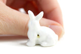 Vintage White Porcelain Rabbit Figurine