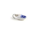 Vintage White Porcelain Delft Shoe Pendant Charm
