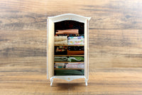 Vintage 1:12 Miniature Dollhouse Cabinet, Armoire or Wardrobe