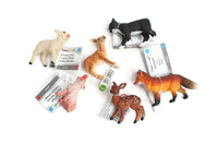 Wholesale Lot of 74 Assorted Plastic Animal Figurines & Keychains