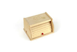 Vintage 1:12 Miniature Dollhouse Wooden Bread Box