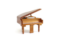 Vintage 1:12 Miniature Dollhouse Wooden Grand Piano