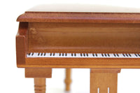 Vintage 1:12 Miniature Dollhouse Wooden Grand Piano