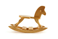 Vintage 1:12 Miniature Dollhouse Wooden Rocking Horse