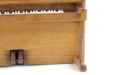 Vintage 1:12 Miniature Dollhouse Wooden Upright Piano