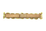New Anthropologie "Woven Ore Belt", Rose Gold & Yellow, Size S, Originally $58