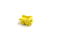 Vintage 1:12 Miniature Dollhouse Yellow Metal Toy Dump Truck