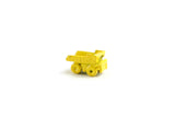Vintage 1:12 Miniature Dollhouse Yellow Metal Toy Dump Truck