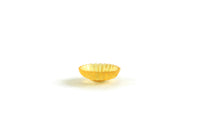 Vintage 1:12 Miniature Dollhouse Plastic Yellow Bowl