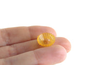 Vintage 1:12 Miniature Dollhouse Plastic Yellow Bowl