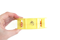 Vintage 1:12 Miniature Dollhouse Yellow Plastic Teeter Totter or Seesaw by Best