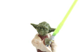 Vintage Star Wars 2004 Yoda Action Figure with Cape & Green Lightsaber