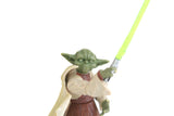 Vintage Star Wars 2004 Yoda Action Figure with Cape & Green Lightsaber