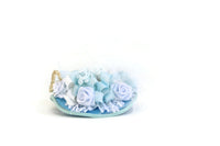 Artisan-Made Vintage Blue 1:12 Miniature Dollhouse Hat