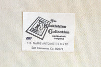 Vintage 1:12 Miniature Dollhouse Large Pink Keshishian Collection Rug or Carpet