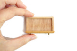 Vintage 1:12 Miniature Dollhouse Wooden Wash Basin Stand or Dry Sink