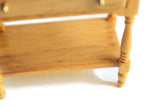 Vintage 1:12 Miniature Dollhouse Wooden Wash Basin Stand or Dry Sink