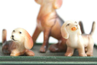 Vintage Set of 3 Dog & Puppy Figurines