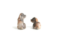 Vintage Pair of Porcelain English Bulldog Puppy Figurines