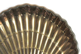 Vintage Brass Seashell Serving Tray or Trinket Dish