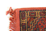 Vintage Miniature Dollhouse Rust & Orange Printed Persian Rug