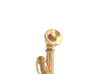 Vintage 1:6 Miniature Dollhouse Brass Candlestick-Style Telephone